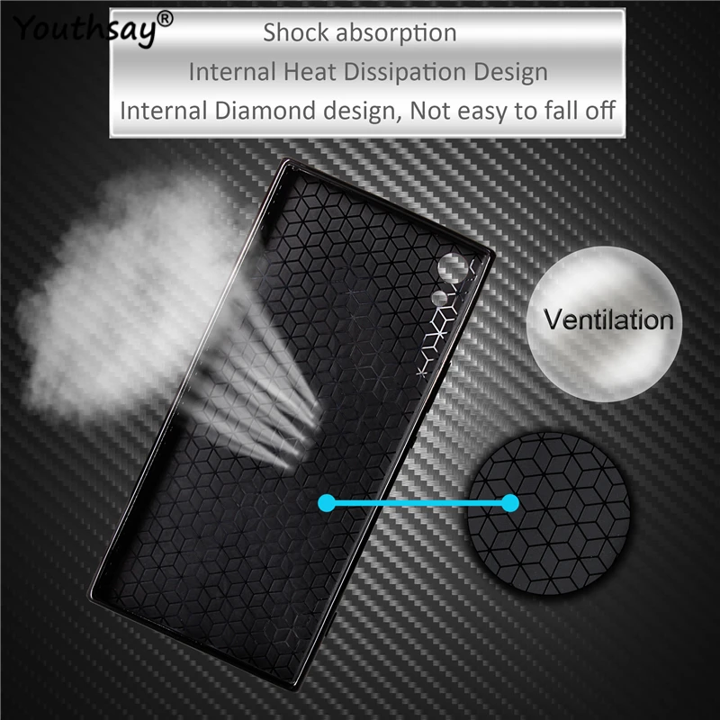 For Case Sony Xperia XA1 Silicone Luxury Armor TPU Phone Back Cover Fundas Youthsay | Мобильные телефоны и аксессуары