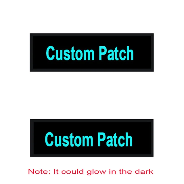 Luminous Stickers Pet ID Tags Light At Night Fluorescent Personalized Stickers For Harness Collars 2PCS/Lot Removed Glow In Dark Dog Patches DIY - Цвет: Luminous Stickers