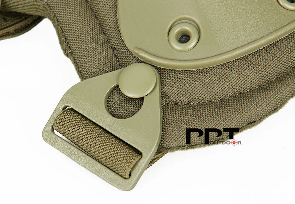 

Tactical Protective Gear Green Knee Pads Knee Protector Set Protective Pads For Outdoor Sports PP10-0008A