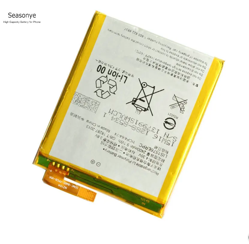 Сменная батарея для телефона Seasonye LIS1576ERPC 2400 мАч/9.1Wh Sony Xperia M4 Aqua E2312 E2306 E2303 E2333 E2353 E2363