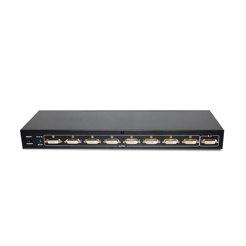 Разветвитель dvi HD с 1 на 8 выходами разветвитель сигнала интерфейсом 24 + 5 DVI