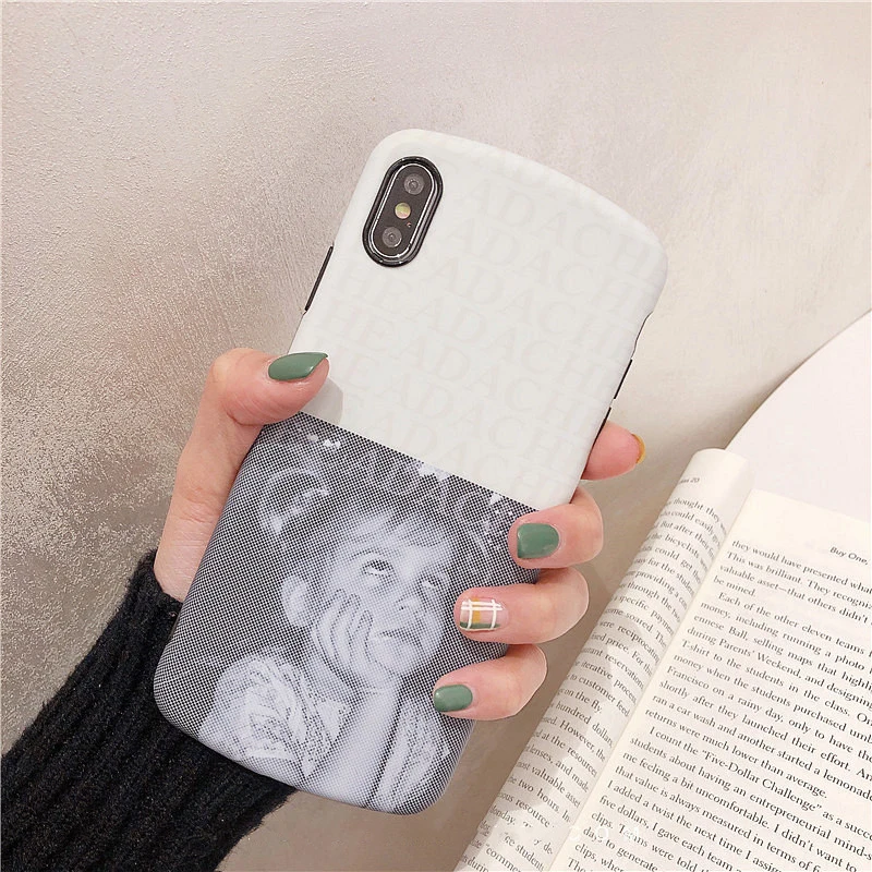 GlamPhoneCase милая девушка иллюстрация чехол для телефона iPhone XS Max XR 8 плюс 7 6 S 6splus