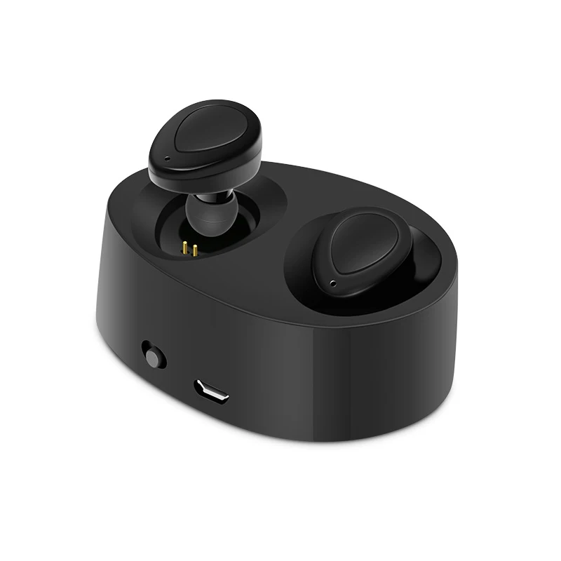 K2 TWS Mini Audifonos fone de ouvido, Bluetooth наушники, беспроводная гарнитура, наушники с микрофоном, для бега, для мобильного телефона - Цвет: All Black