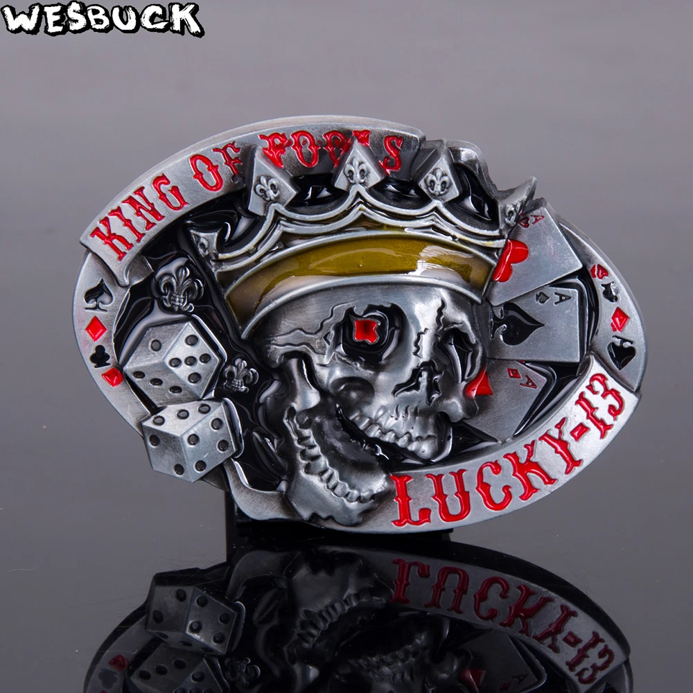 WesBuck брендовые металлические пряжки ремня для мужские Юнисекс Western Buckles в