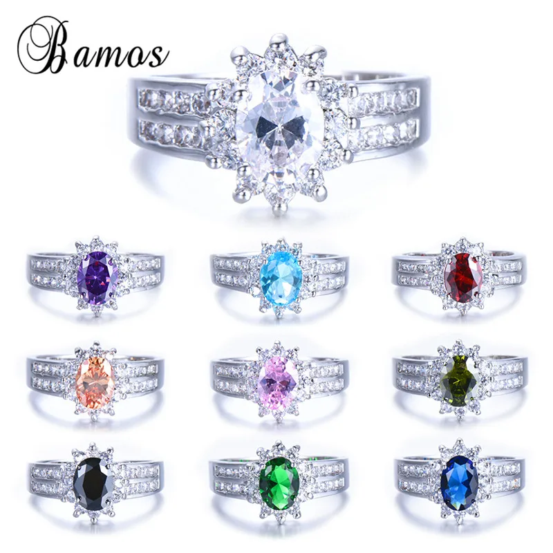 Женское Обручальное Кольцо из белого золота 10 цветов|wedding engagement ring|finger ringengagement rings