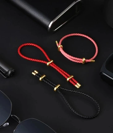 Браслет xiaomi mijia LUCKYME из дикой кожи с кожаной веревкой 25 см 44 см мужской и женский браслет высокого качества
