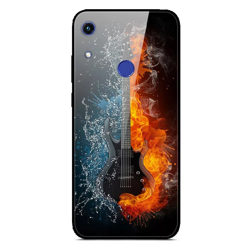 Чехол для huawei Honor 8A, чехол из закаленного стекла, мягкий бампер с принтом, чехол для huawei Honor 8A Pro JAT-LX1 Honor 8A 8 A, чехол для телефона