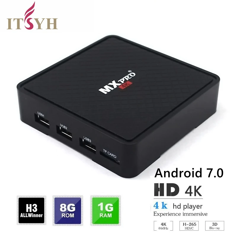 Android ТВ приставка. Смарт приставка с поддержкой 4К и разрешением HD.