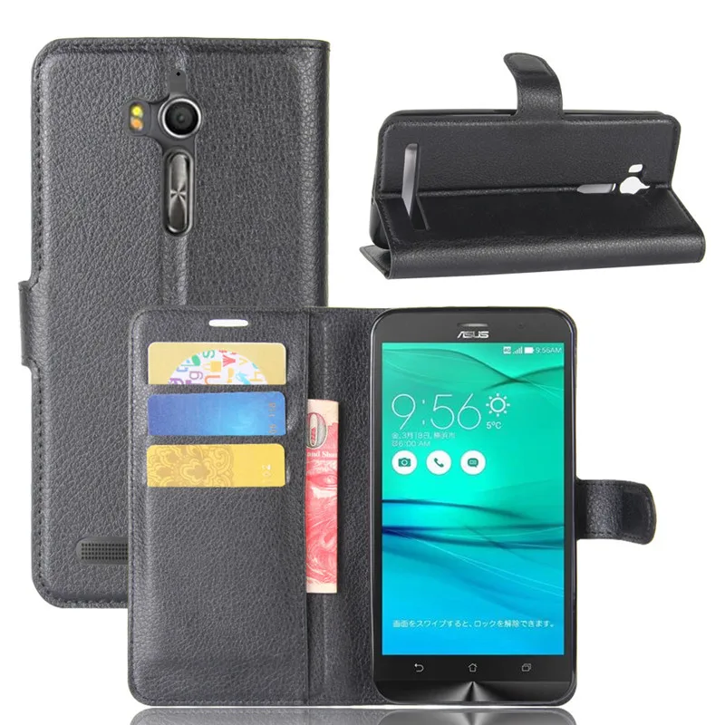Чехол для Asus Zenfone GO ZB552KL чехол ASUS 5 дюйма кожаный чехол-бумажник телефона |