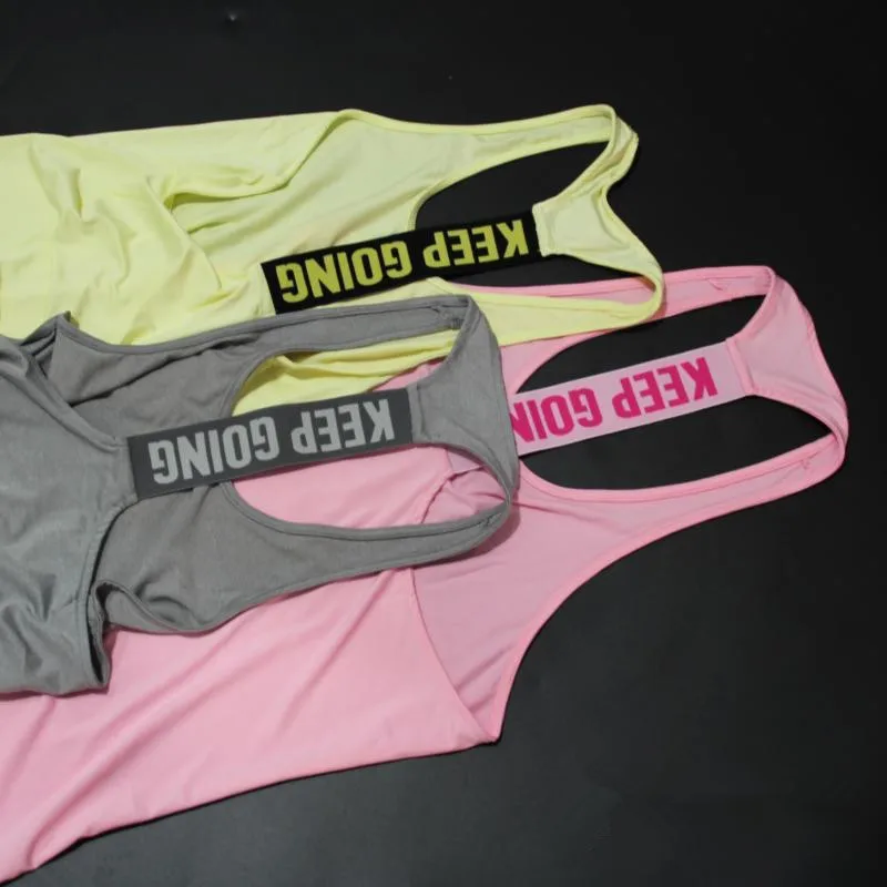 Женские спортивные топы с открытой спиной свободные для фитнеса бега дышащие