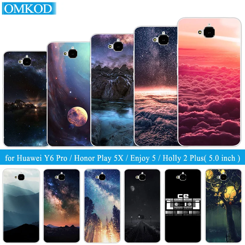 Чехол для телефона Huawei Y6 Pro/Honor Play 5X/Enjoy 5/Holly 2 Plus ультра ТПУ чехол звездное небо honor 4c