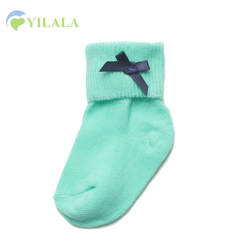 Lovely Bow Baby Socks Letter Cotton Breathable Boys Girls Solid Infant Sock Soft Anti Slip Props Clothing | Детская одежда и обувь