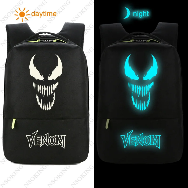 Новинка 2018 рюкзак Venom школьная сумка для студентов ноутбука повседневный из