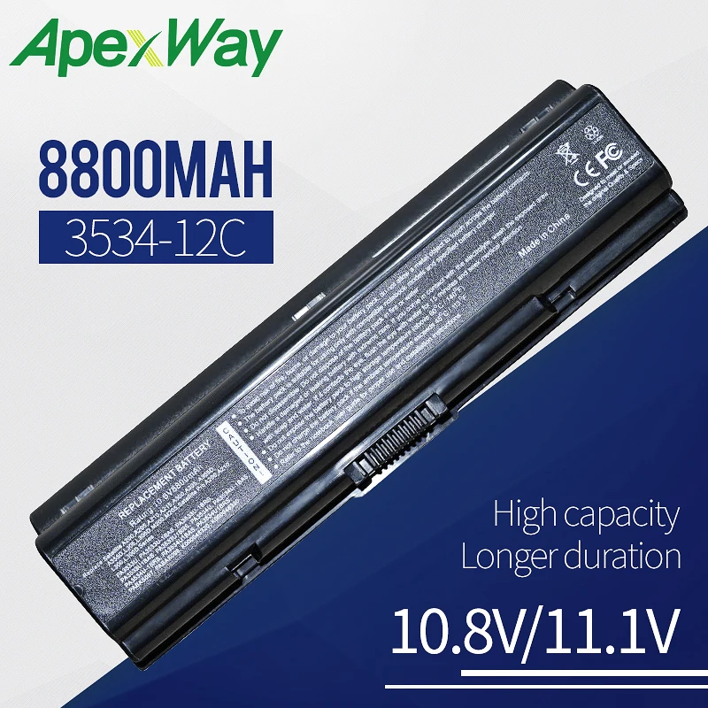 8800 мАч ноутбук аккумулятор для Toshiba Satellite PA3534U 1BRS A305D A350 A350D A355 A355D A500 A500D A505 A505D L200 L300