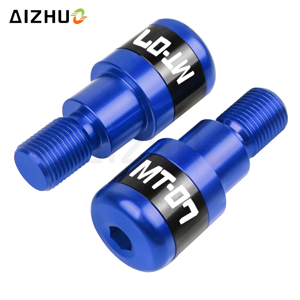 CNC Motorcycle Accessories Handlebar Handle Grips End Hand Bar Cap For YAMAHA MT07 MT-07 MT 07 FZ07 FZ 2014 2015 2016 17 | Автомобили и