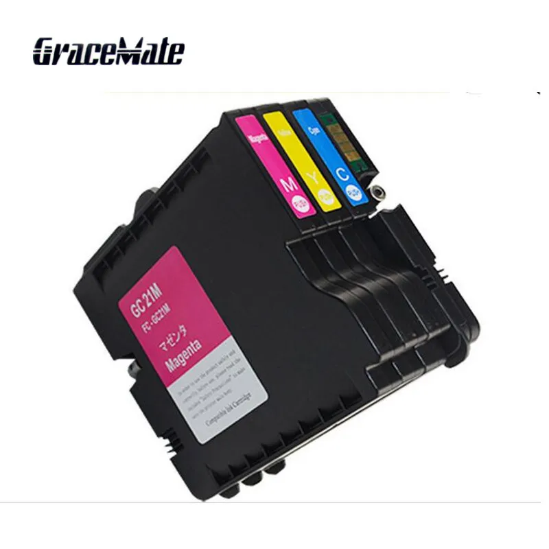 4 шт. (1 комплект) совместимые с RICOH Sublimation INK GC21 GC 21 чернильный картридж для Ricoh