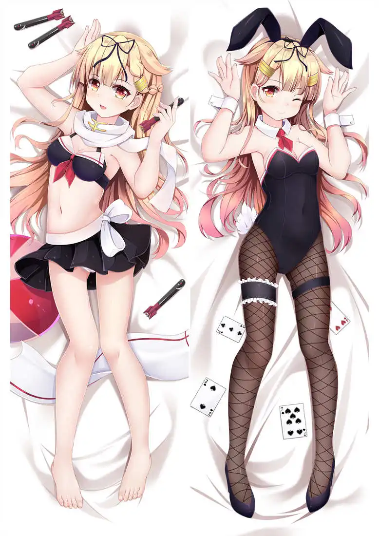 

kantai collection Destroyer anime Characters sexy girl poi throw pillow cover Yudachi (kancolle) body Pillowcase Dakimakura