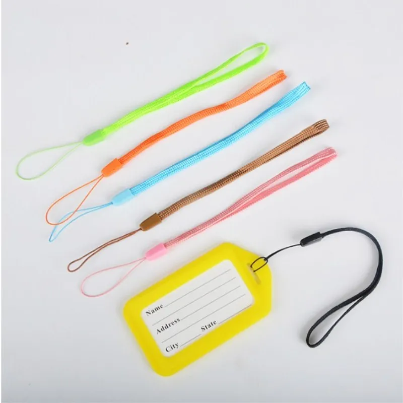 30Pcs 17.5cm Nylon Short Handy Wrist Lanyards for USB Flash Drives Keys Badges Selfie Stick 7 inch images - 6