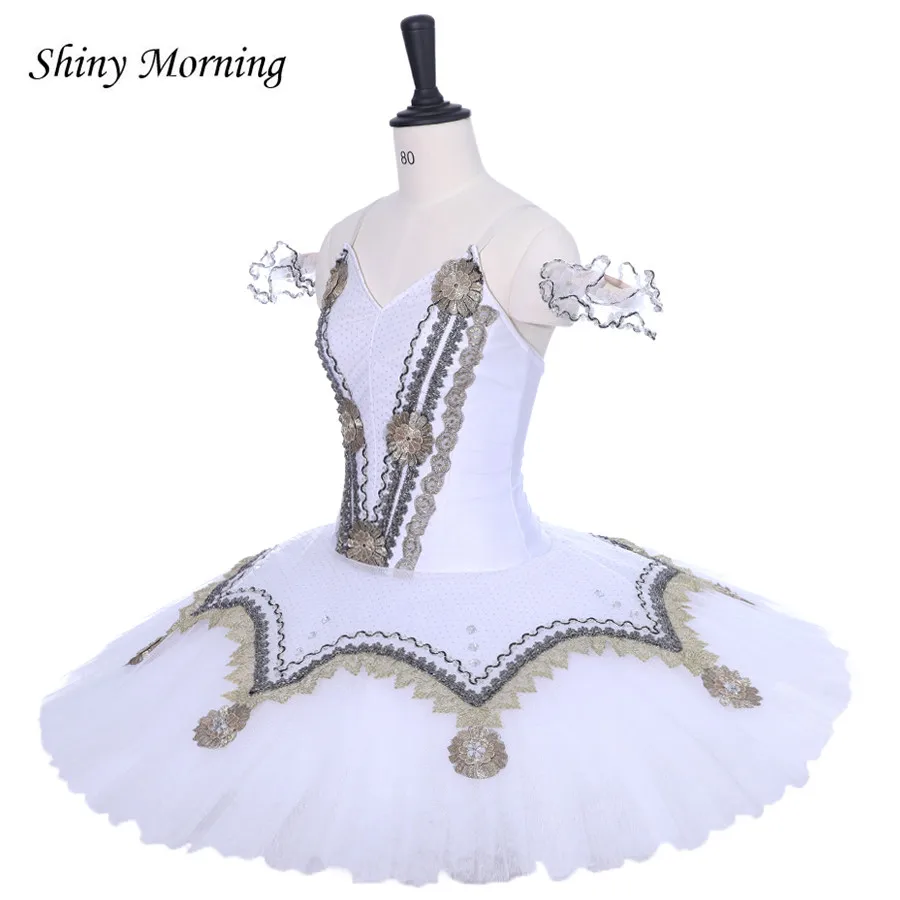 Dulcimer Professional Ballet Tutu white Waltz of the Flowers For Adults Girls Dress | Тематическая одежда и униформа