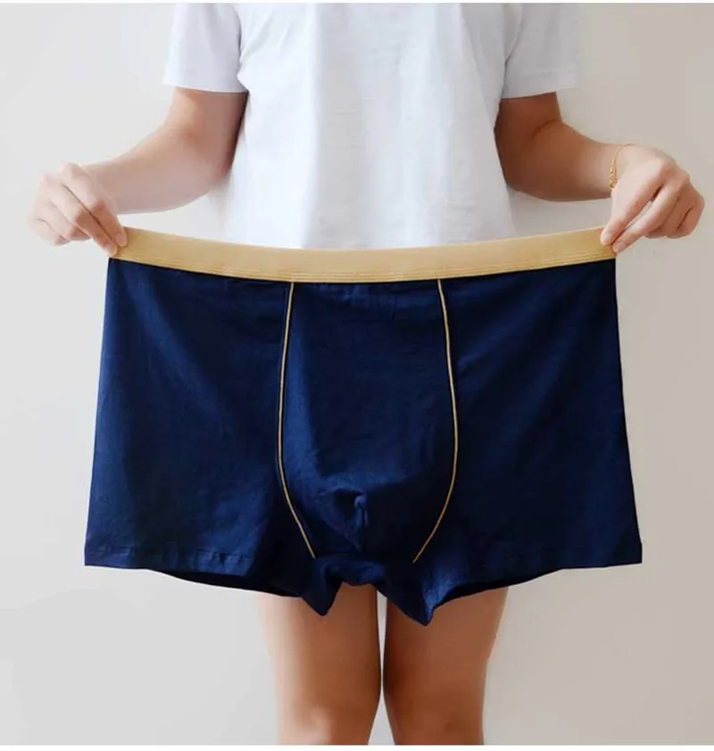 4 шт./лот, 9XL размера плюс, мужское нижнее белье, хлопок, мужское нижнее белье, дышащие Бесшовные трусы, сексуальные семейные трусы, мужские боксеры для мужчин