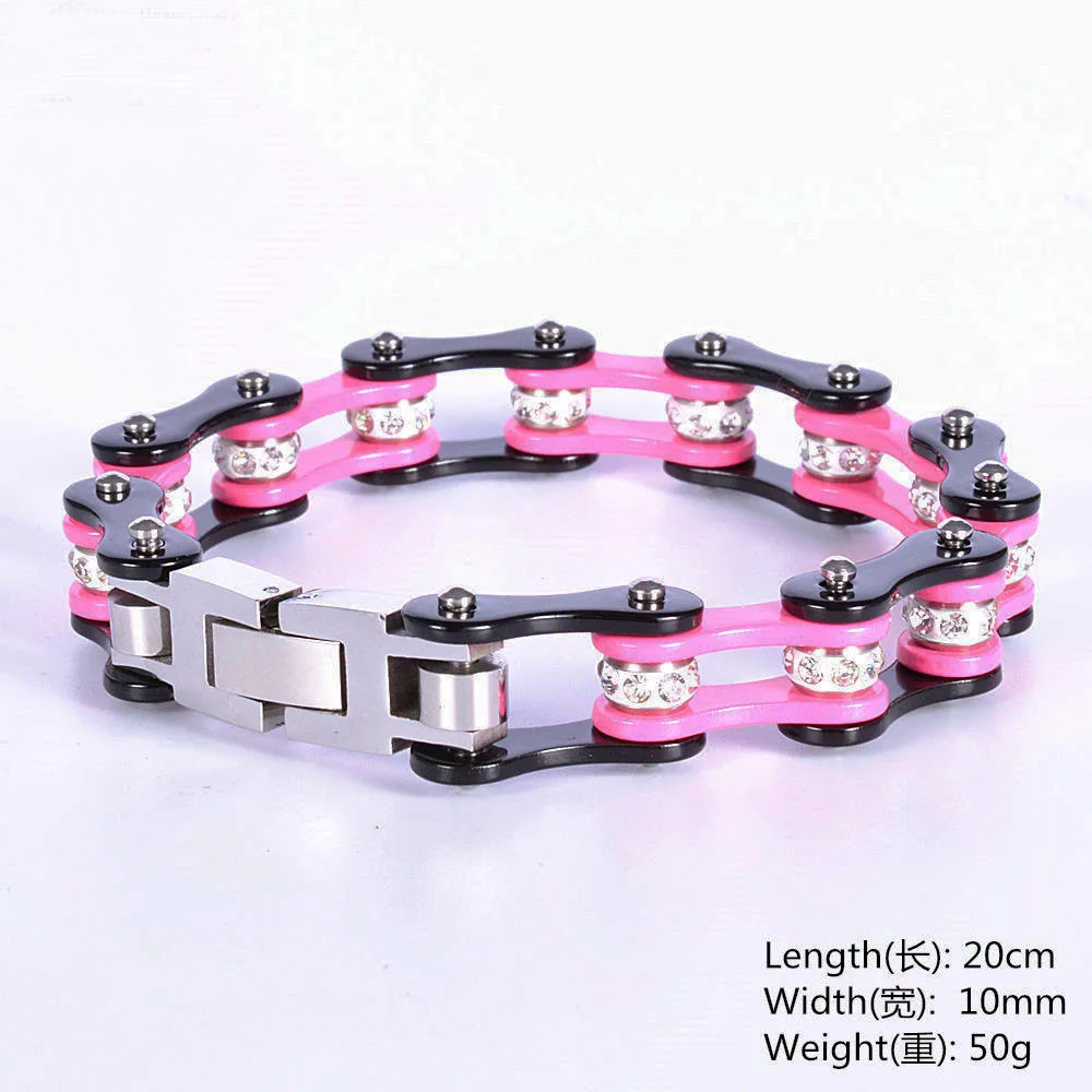 Браслет из нержавеющей стали с кристаллами 10/20 см|stainless steel crystal bracelet|steel stainless