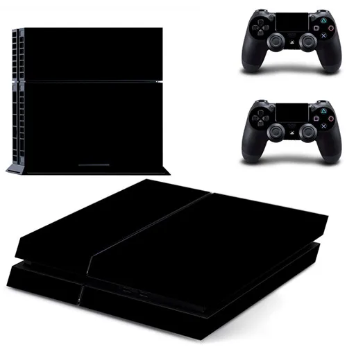 DPTM1123 Чистый белый черный цвет PS4 Кожа Наклейка для sony playstation 4 консоли и 2 контроллера PS4 скины наклейки виниловые аксессуары - Цвет: DPTM1123