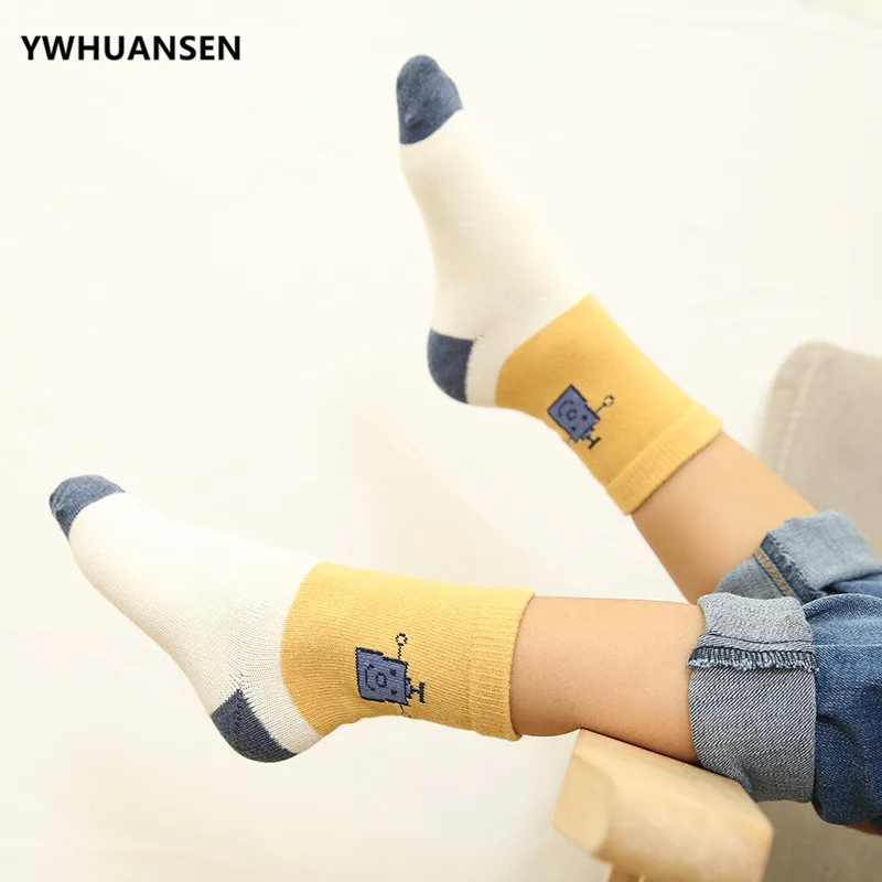 YWHUANSEN 5 парт/лот от 1 до 12 лет Осень Зима Детские блестящие короткие цветные