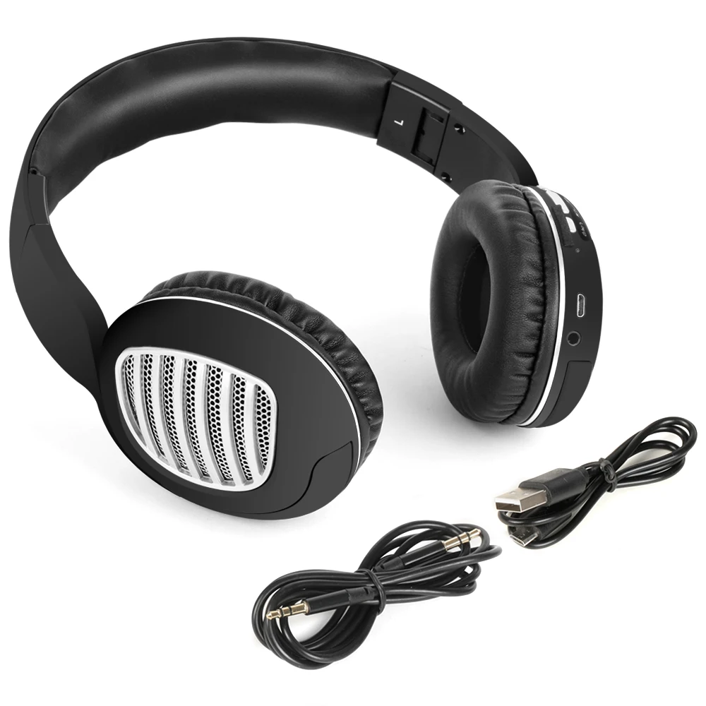TOPROAD Bluetooth стереогарнитура складные наушники беспроводные с микрофоном TF FM радио