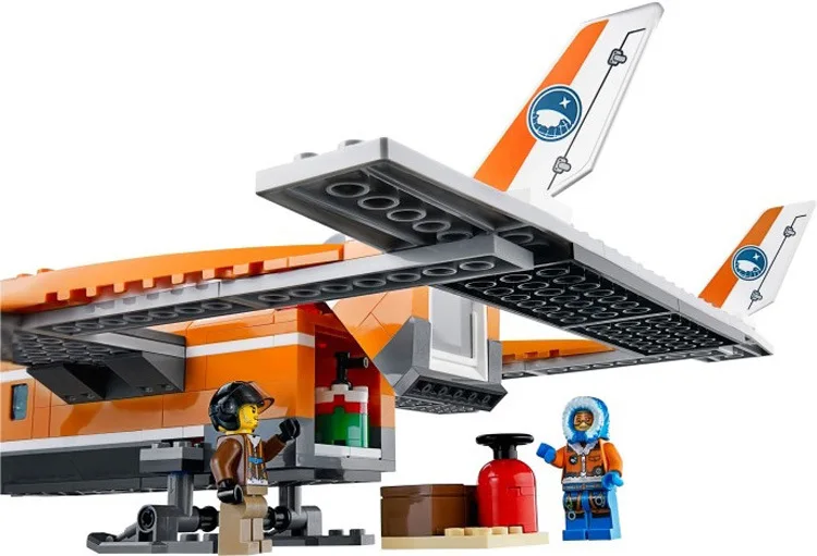 Bela 10441 391 шт модели строительных комплектов совместимы с городскими 60035 Arctic Supply Plane
