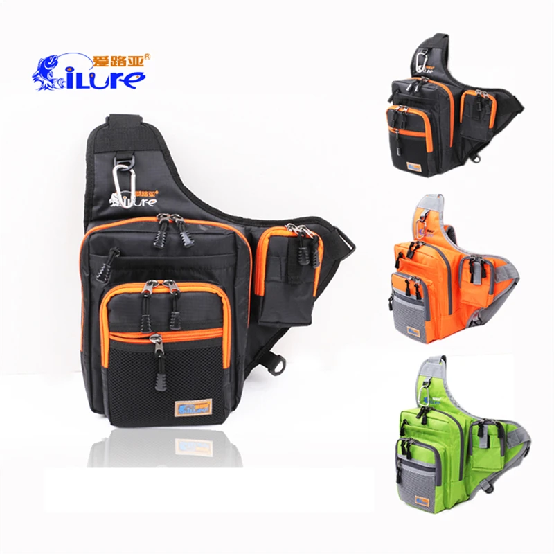 Водонепроницаемая многофункциональная сумка на плечо ilure 32*39*12 см для рыбалки