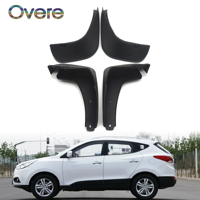 

Overe автомобильные передние и задние брызговики для 2010 2011 2012 2013 2014 2015 Hyundai Tucson/IX35 автостайлинг Mudflap аксессуары 1 комплект крыло