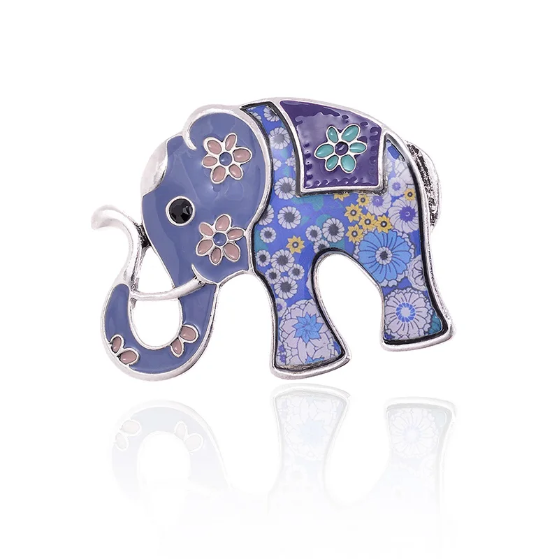 Elephant Brooch Trendy Chic Charming Cute Exquisite Animal Enamel Brooches Pins Decoration Clothing Jewelry Fashion 2017 | Украшения и
