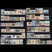 australia mail used postage stamps 100 pcslot all different with post mark for collection post stamp