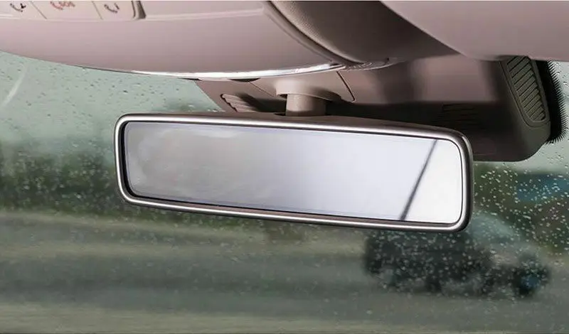

1 Pcs Car Inner Rearview Mirror Frame Cover Trim Car Styling for Mercedes Benz E Class Car Accessories