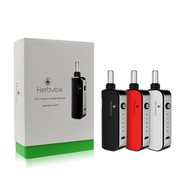 Airistech 3 в 1 Herbval X травяной вапоризатор сухая трава CBD воск Vaporizadores электронные