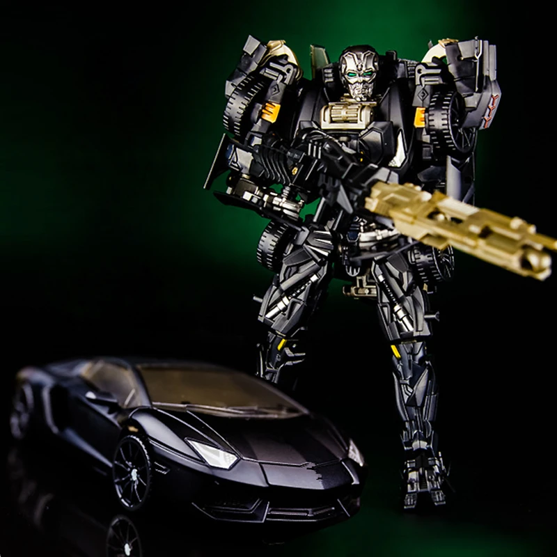 

KBB Transformation 5 The Last Knight Dark Version Metal Part The Evil Lockdown Robot Action Figure Toy