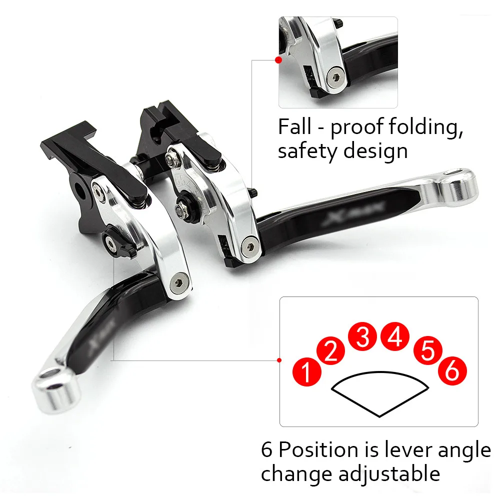 Логотип GSXR для Suzuki 750 600 1996 2003 gsxr1000 01 04 CNC складной выдвижной рычаг тормоза
