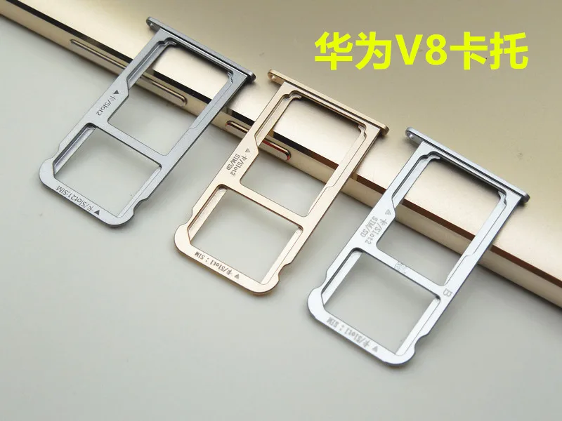 Новый слот sim карты лоток адаптер держатель для Huawei Honor V8 смартфон мобильный