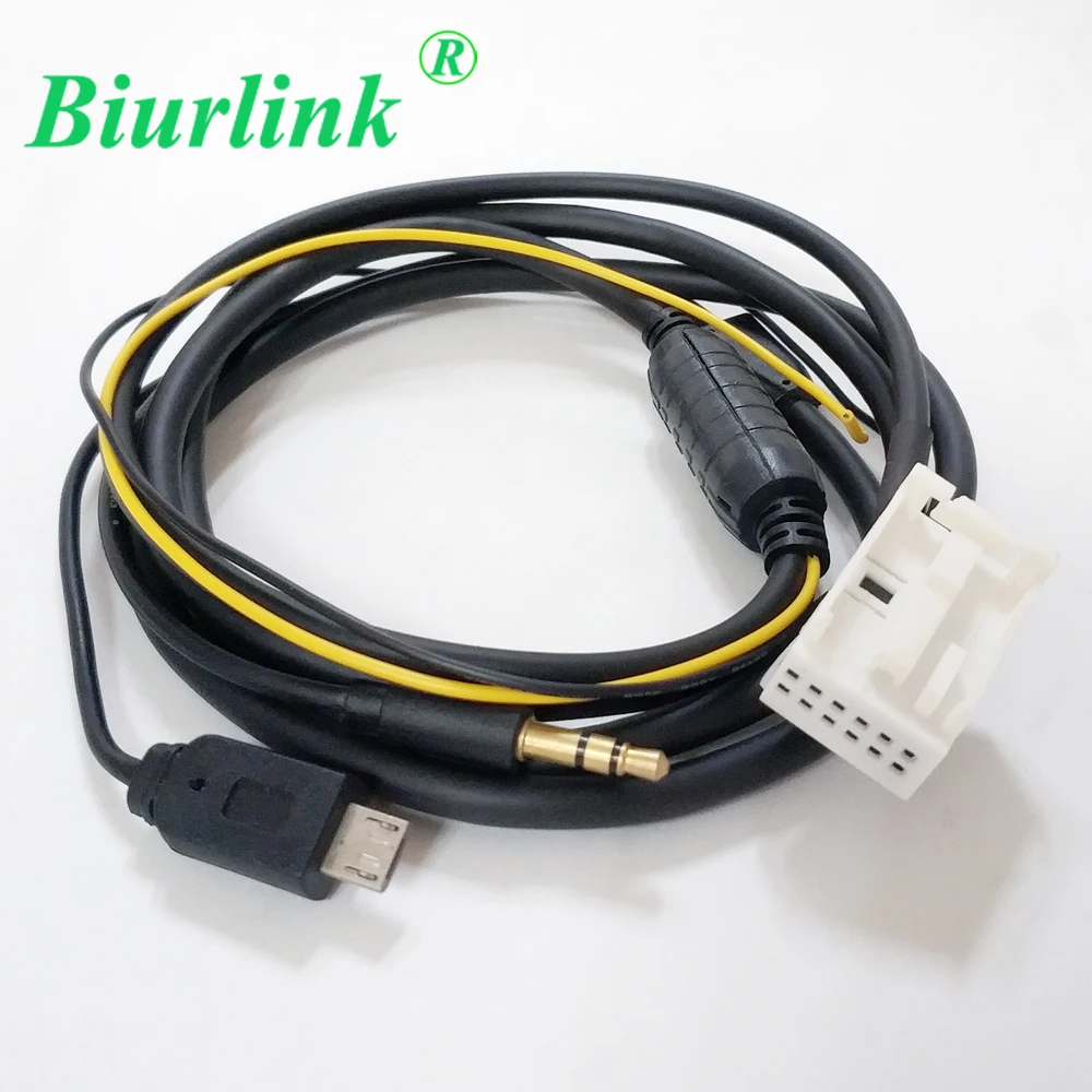 Biurlink 12 контактный AUX порт для аудио и микро USB 3 5 мм Mercedes Benz Comand APS NTG CD20 30 50|aux in|cd plugaux