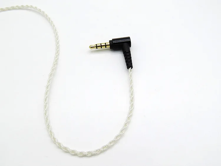 Замена DIY MMCX кабель с микрофоном для Shure SE215 SE535 SE846 UE900 наушники посеребренный кабель гарнитуры для iPhone xiaomi