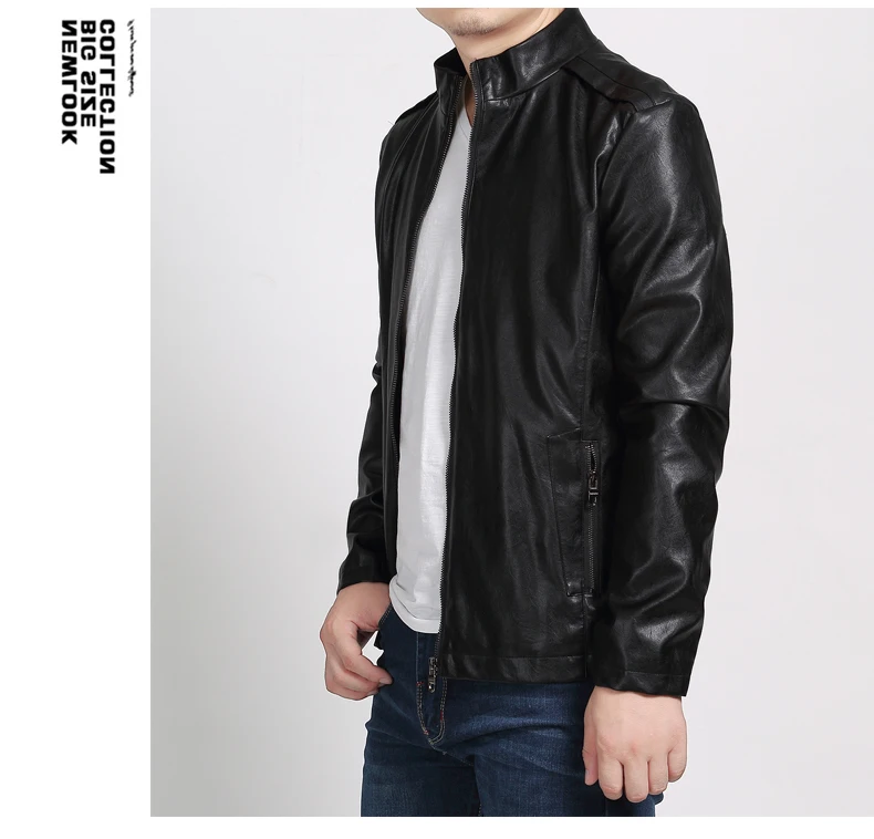 Большие размеры 7XL 6XL 5XL 4XL новая кожаная куртка, натуральная кожа, овчина, мотоциклетная Мужская куртка, кожаная мужская куртка, байкерская куртка