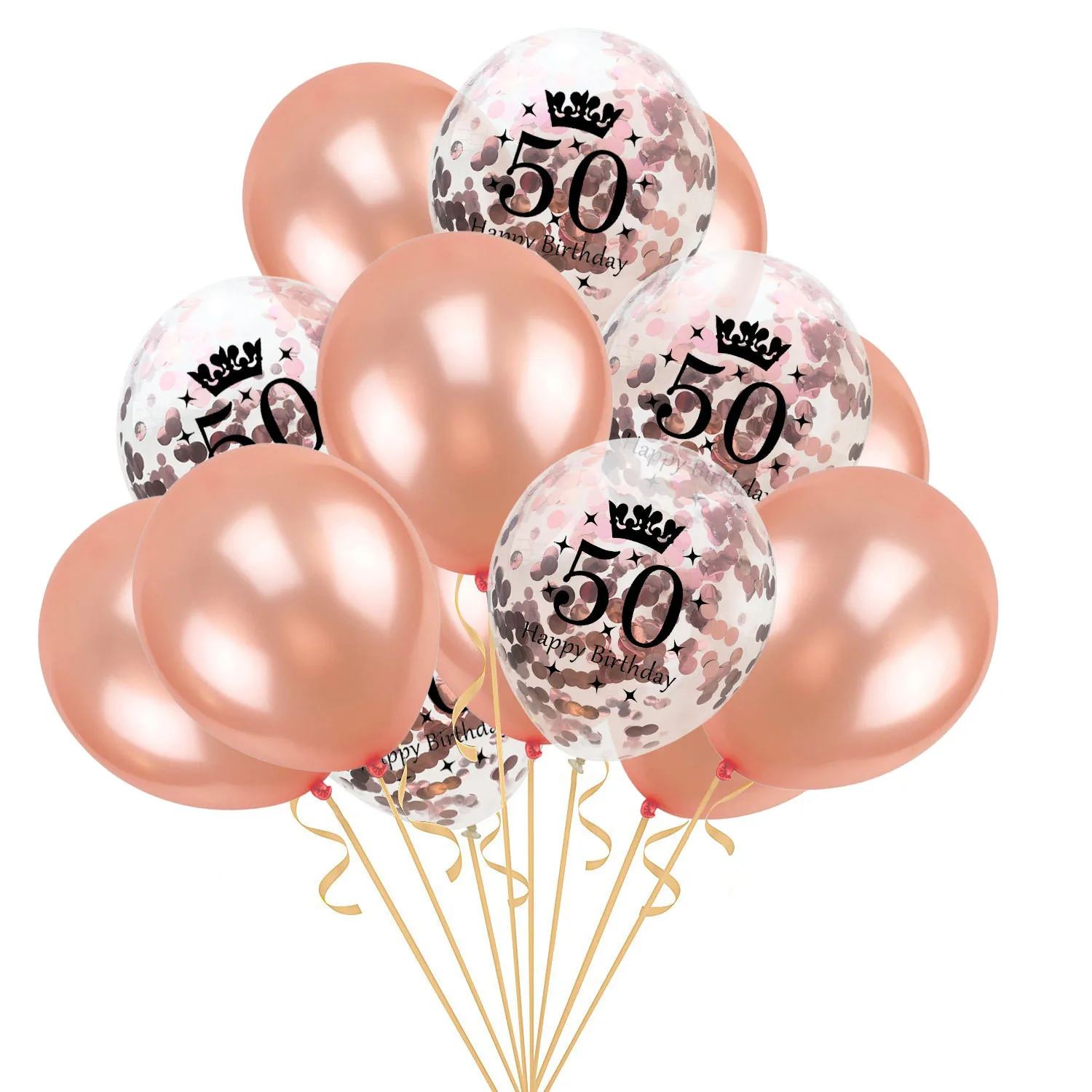 19-50 years old 15 шт конфетти латексные шары 18 30 40 50 лет Номер баллон гелия Happy День рождения украшения для взрослых события вечерние поставки - Цвет: 19-50 years old