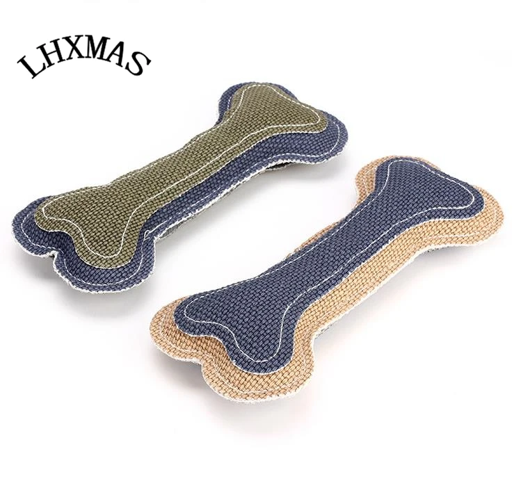 1 шт. милые холщовые игрушки для собак устойчивые к укусам скрипучие Игрушки