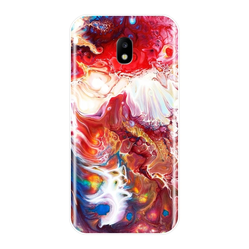 Задняя крышка для Samsung Galaxy J4 J6 J8 Plus 2018 J3 J5 J7 2015 2016 2017 силиконовый мраморный чехол