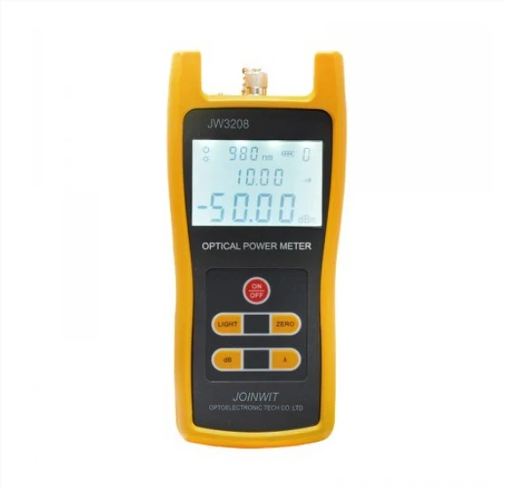 JW3208C Joinwit-50~+ 26dBm Ручной оптический измеритель мощности тестер оптоволоконного кабеля FC/SC/ST/LC разъем
