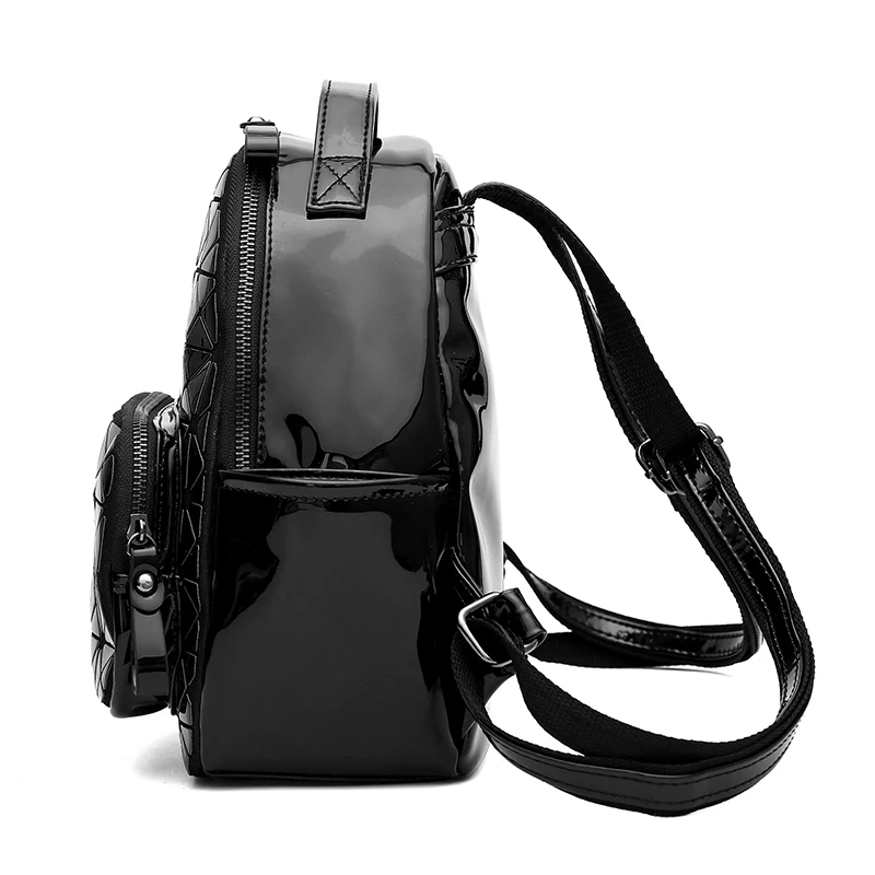Hanyuna бренд Лидер продаж Модные рюкзаки искусственная блестящие кожаные|backpack
