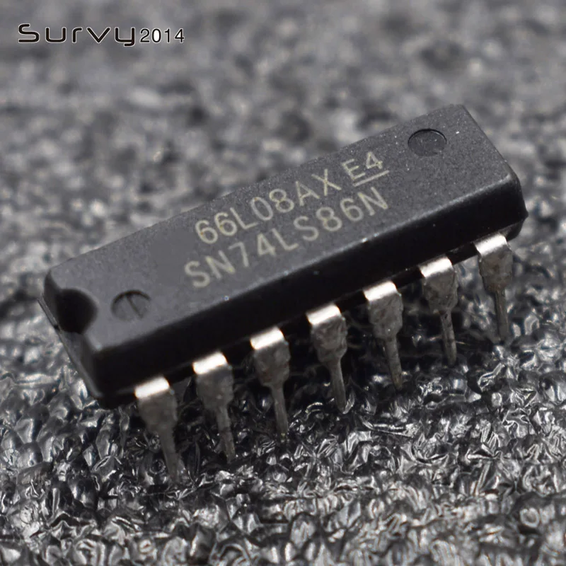 10 шт./лот SN74LS86AN HD74LS86P SN74LS86N 74LS86 DIP 14 в наличии|Интегральные схемы| |