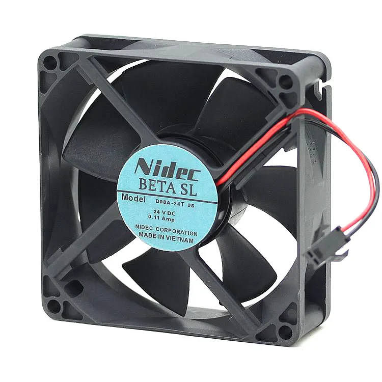 

Новый охлаждающий вентилятор NIDEC 8025 D08A-24TU 06 24V DC 0.11a