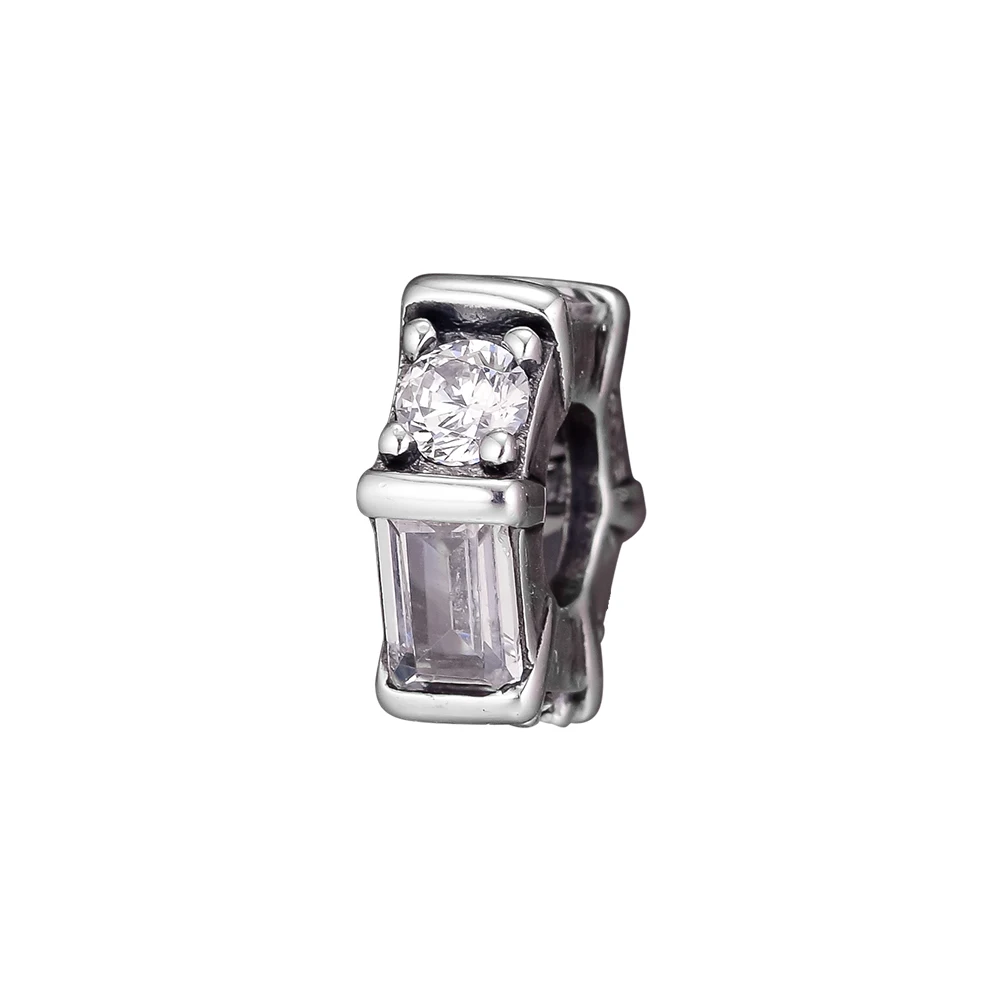

Authentic 925 Sterling Silver Ice Sculpture Spacer Charms Fits Original Bracelet Beads for Jewelry Making kralen koraliki