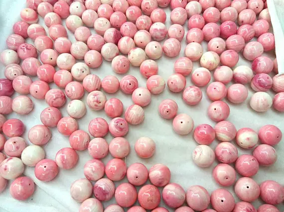 

Big 16\18\20\22mm Pink Red Conch Shell jewelry Round shell Beads Full strand 16inch